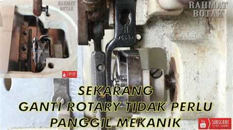 Cara Setting Rotary Mesin Jahit High Speed Youtube