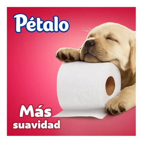 Papel higiénico Pétalo Rendimax 4 rollos con 320 hojas dobles c u