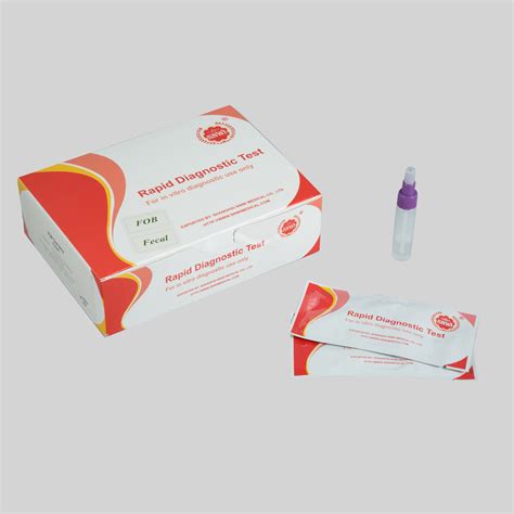 Medical Diagnostic Feces Fecal Occult Blood Test Cassette Feces Fob