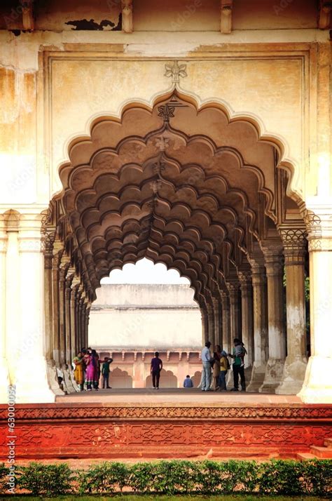 Inside Agra Fort in India Stock Photo | Adobe Stock