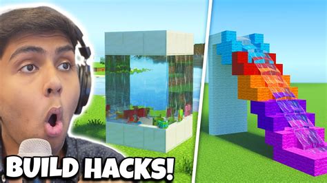 Testing Viral Minecraft Build Hacks To See If Theyre Good Youtube