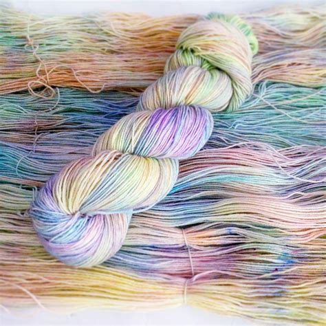 Plumpy Pastel Rainbow Hand Dyed Yarn Super Chunky Yarn G Etsy