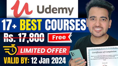 Free Udemy 𝐓𝐫𝐞𝐧𝐝𝐢𝐧𝐠 Certificate Courses 2024 New YEAR Udemy Offer For