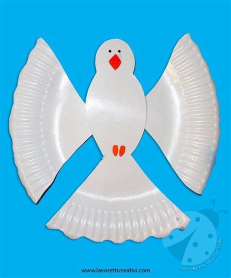 Dove Paper Plate Crafts for Kids - Kids Art & Craft