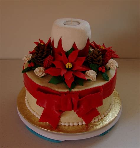 Birthday/christmas Cake - CakeCentral.com