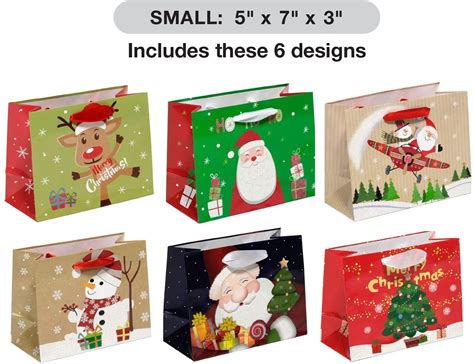 Classic Christmas Gift Bag Set Megapack Sizes And Etsy