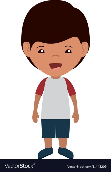 Boy Cartoon Design Royalty Free Vector Image Vectorstock