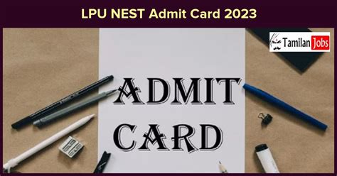 Lpu Nest Admit Card 2023 Released Soon Check Exam Date Out Here