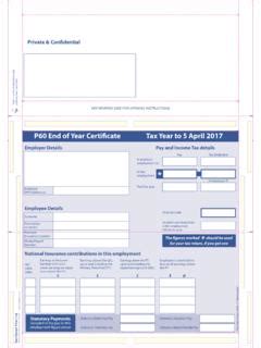 End Of Year Certificate P Tax Year To April End Of Year