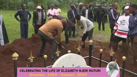 Celebrating The Life Of Elizabeth Njeri Muturi Youtube