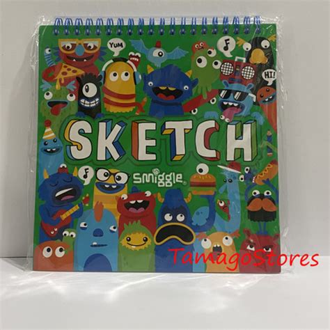 Jual Smiggle Sketch Book Monster Pages Jakarta Utara