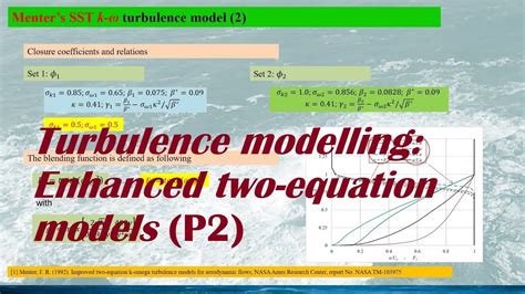 [fluid Dynamics Turbulence Models] Two Equation Models Part Ii Enhanced Turbulence Models 2