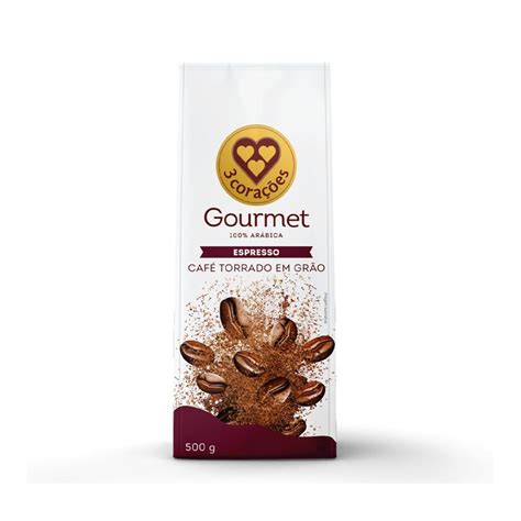 Café 3 Corações Gourmet Qual O Melhor - CAFÉ 3 CORAÇÕES 500G ESPRESSO GOURMET - lavagnoli