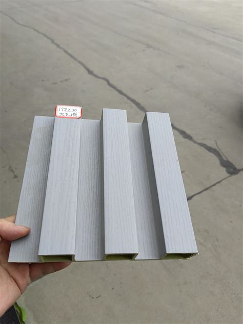 Factory Indoor Decor Wood Plastic Composite Pvc Wpc Coated Cladding