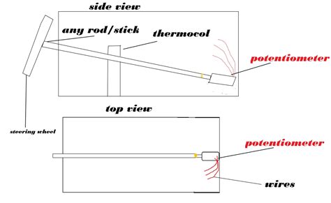 DIY Homemade Steering Wheel USB PC With Viberation : 10 Steps ...