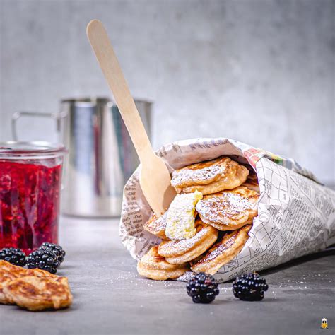 Poffertjes Mit Beerenkompott Niederl Nd Hefepfannkuchen Backina