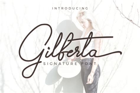 Gilberta Font By Josgandos · Creative Fabrica