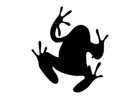 Frog Silhouette From Below