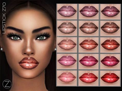 ZENX LIPSTICK Z70 Makeup Cc Sims 4 Cc Makeup Sims 4