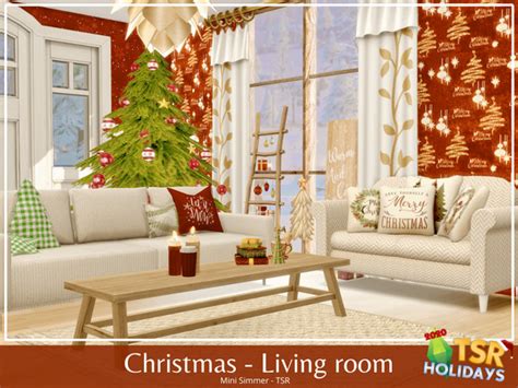 The Sims Resource Holiday Wonderland Christmas Living Room