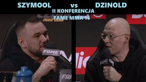 Szymool Vs Dzinold Fame Ii Konferencja Youtube