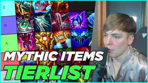 Ls Mythic Items Tier List For Worlds 2022 Youtube