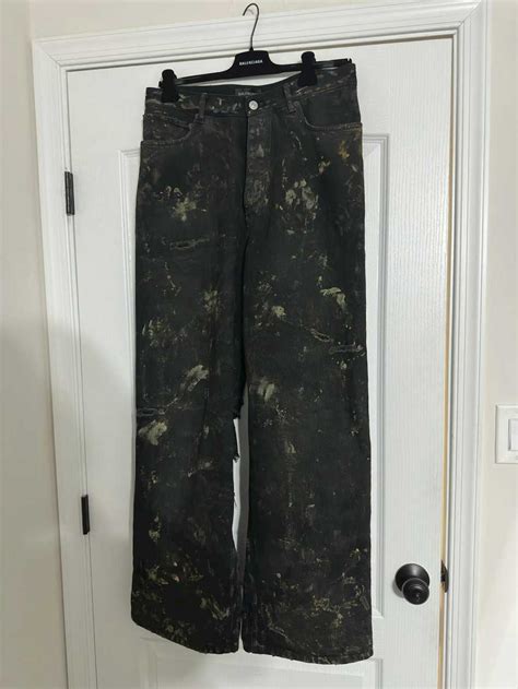 Balenciaga Balenciaga Super Destroyed Mud Jeans Gem