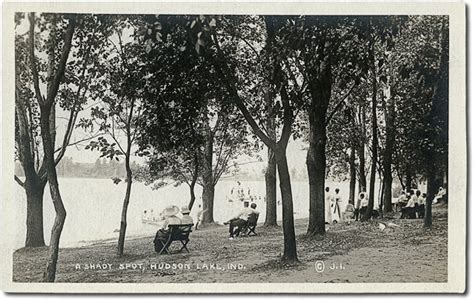 A Shady Spot Hudson Lake Indiana C1910 Postcard View Of Flickr