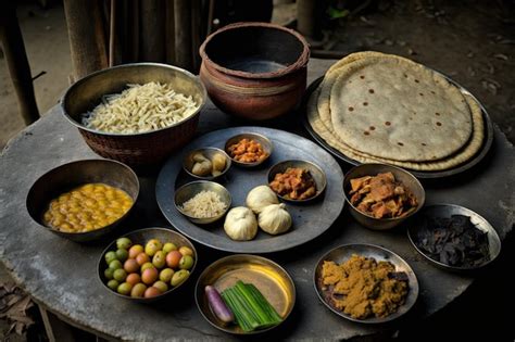 Premium Photo Assamese Traditional Food Items Displayed For Sell Ahead Of Bhogali Bihu