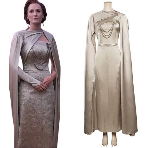 Andor Season 1 Mon Mothma Cosplay Costume Cloak Outfits Halloween