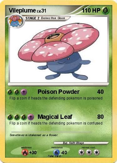 Pokémon Vileplume 36 36 - Poison Powder - My Pokemon Card