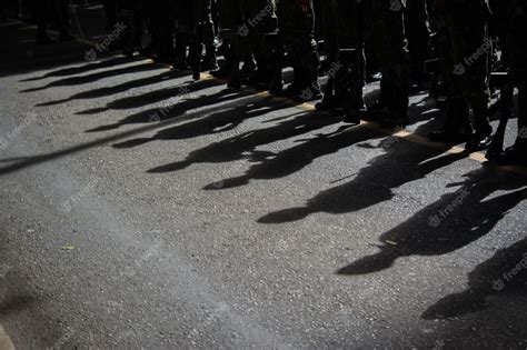 Premium Photo | Brazilian army soldiers during military parade in celebration of brazil ...