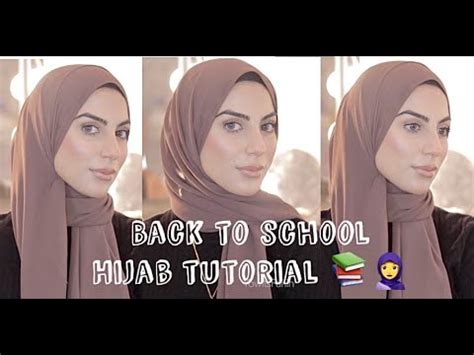 Back To School Hijab Styles Quick And Easy Chiffon Hijab Tutorial