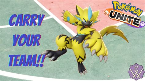 Pokemon Unite Zeraora Best Build Scoring 342 Points And Carrying Your