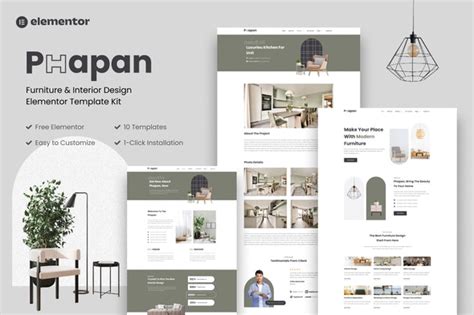 Customize Phapan Furniture And Interior Design Template Kits