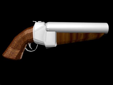 Sawed Off Shotgun 3d Model