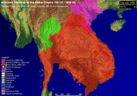 Khmer Empire Globe Khmer Empire Maps