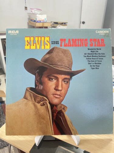 Elvis Presley Elvis Sings Flaming Star Vinyl Lp Rca Camden Cas