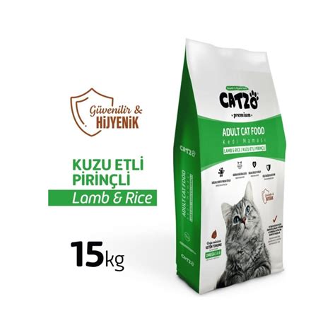 Catzo Premium Kuzu Etli Pirin Li Kg Kedi Mamas Fiyat