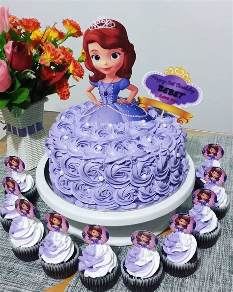 Sofia the first cake design | Baby birthday cakes, Birthday cake kids ...