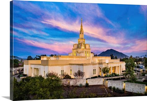 Phoenix Arizona Temple, Sunrise, Phoenix, Arizona Wall Art, Canvas ...