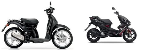 Motorrad Vergleich Aprilia Scarabeo 50 Street 2009 Vs Yamaha Aerox