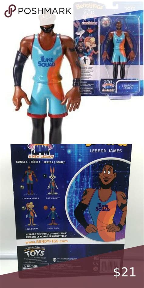 Bendyfigs Space Jam Lebron James Action Figure Lebron James