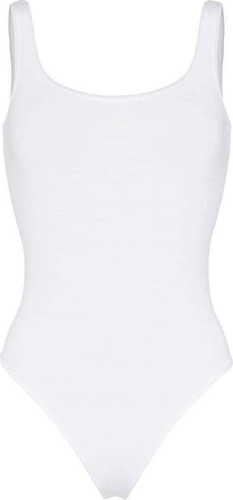 Wolford Jamaika String Body White Se Priser Nu