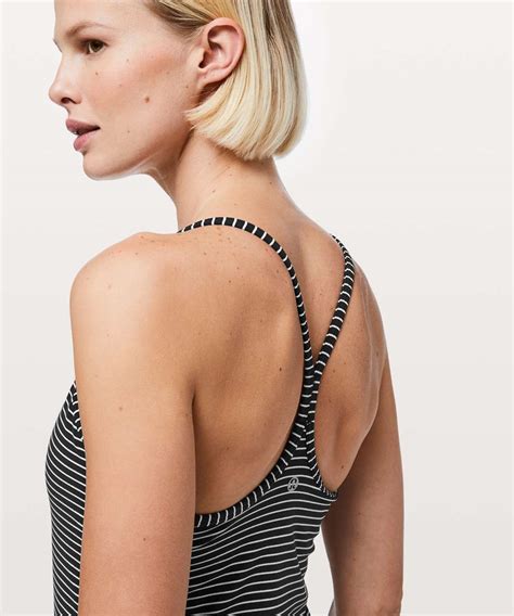 Lululemon Power Y Tank Luon Mod Stripe Black White Lulu Fanatics