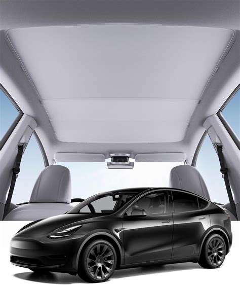 Amazon Bunnybird Car Sunshade For Tesla Model Y Retractable Sun