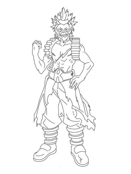 Kirishima Coloring Pages