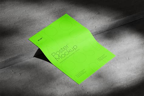 Free A4 Size Paper Flyer Poster Mockup PSD Set PsFiles