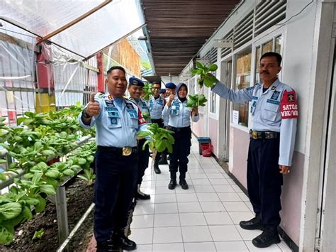 Panen Raya Tanaman Hidroponik Sawi Di Lokasi Minimalis LAPAS Kelas III Talu