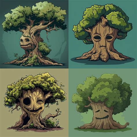 Premium Vector | Great deku tree